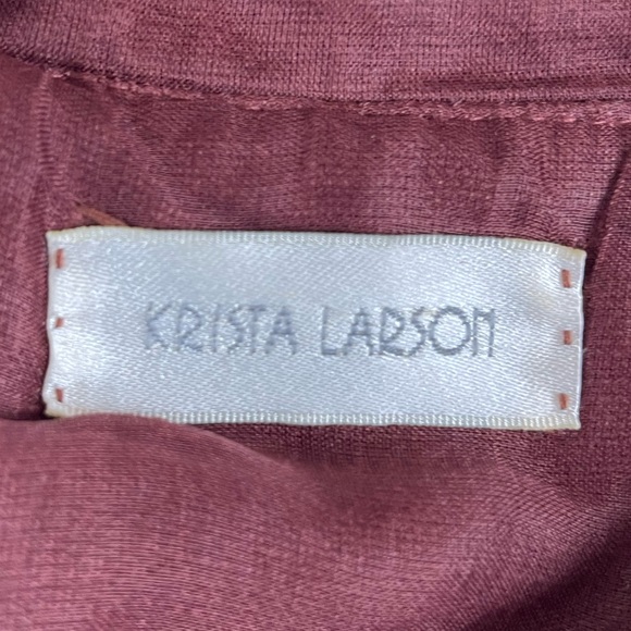 Krista Larson Lagenlook Tiered Heavy Jacket One Size - Picture 11 of 12